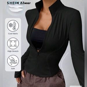 Women's Black Athletic Jacket
